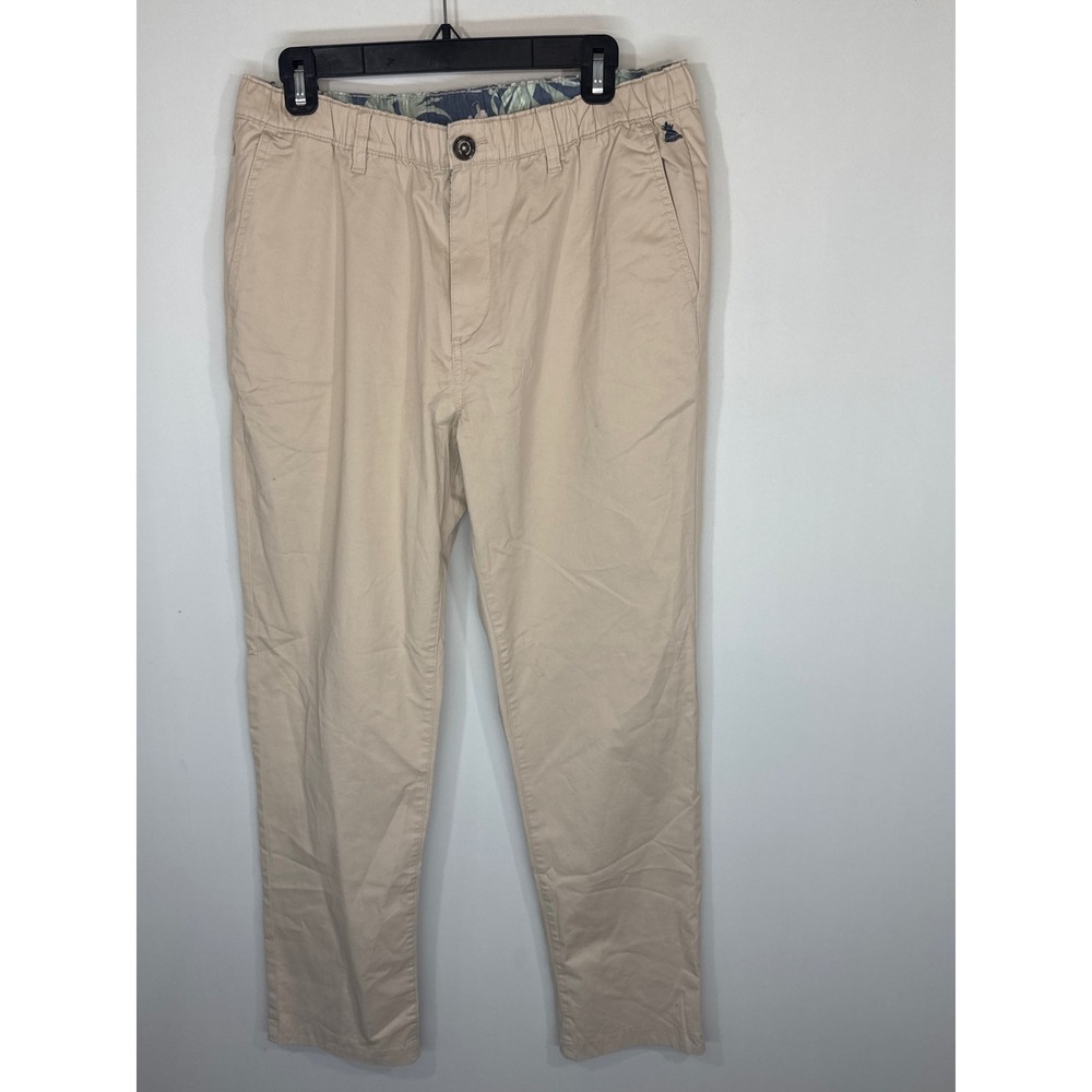 Chubbies The Khakinators 30" Originals Tan Beige Tropical Lined Pants Men's LNWT